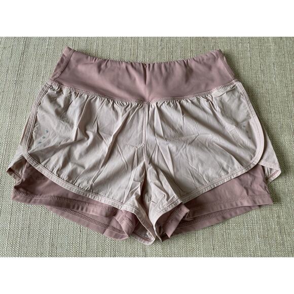 SOOTHFEEL WOMEN’S 2-IN-1 RUNNING SHORTS – Pink – SIZE S - Picture 1 of 6